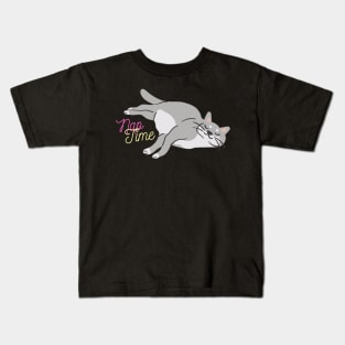 Nap Time Kitty Kids T-Shirt